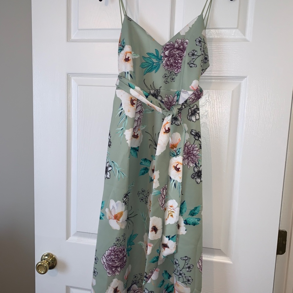 ASOS Maternity sweetheart neck midi dress